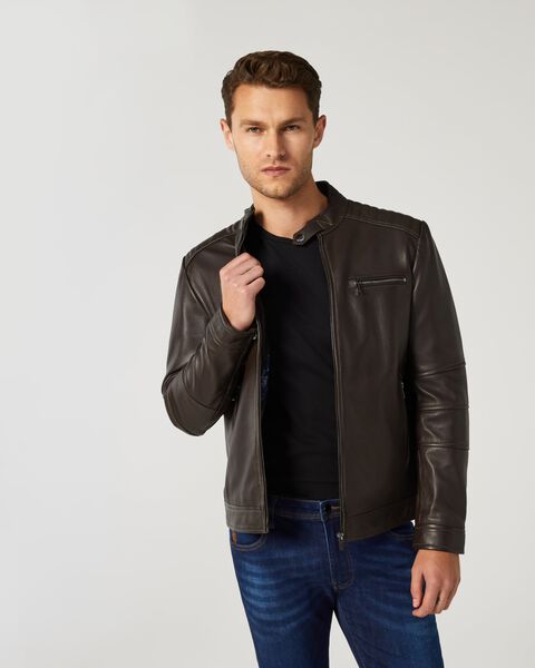 Mens Brown Leather Jacket